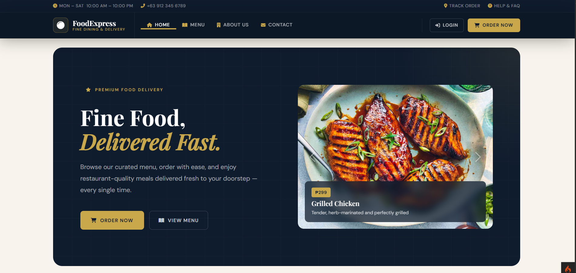 Food Ordering System